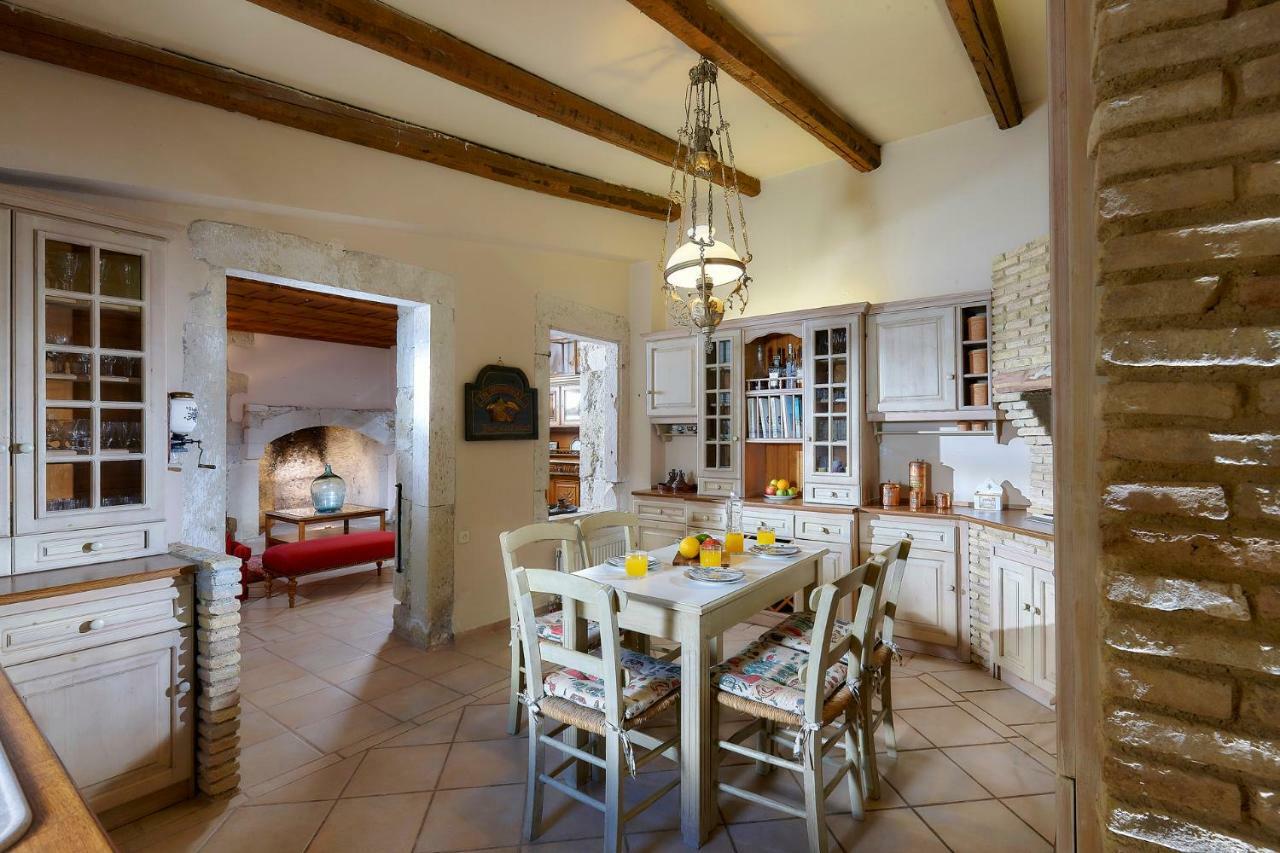Castello Villa Daphnes - Private Pool & Whirlpool Dhafnes Luaran gambar
