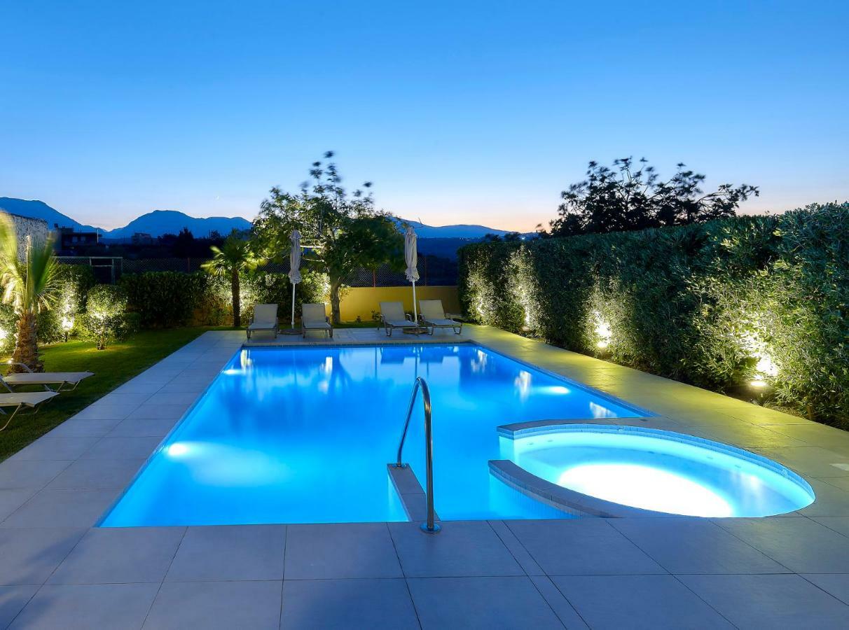 Castello Villa Daphnes - Private Pool & Whirlpool Dhafnes Luaran gambar