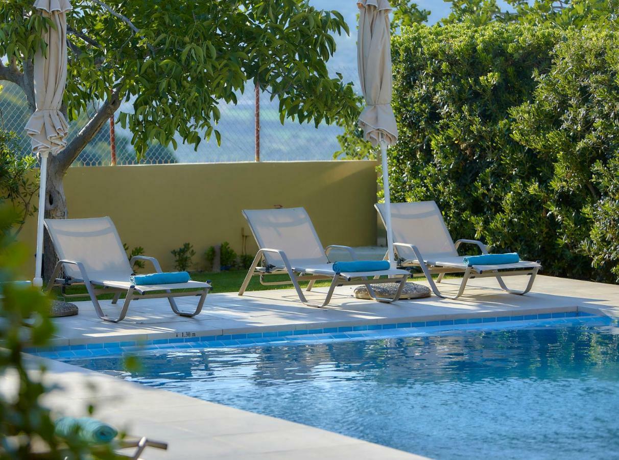 Castello Villa Daphnes - Private Pool & Whirlpool Dhafnes Luaran gambar