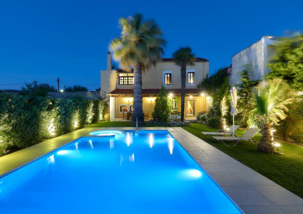 Castello Villa Daphnes - Private Pool & Whirlpool Dhafnes Luaran gambar
