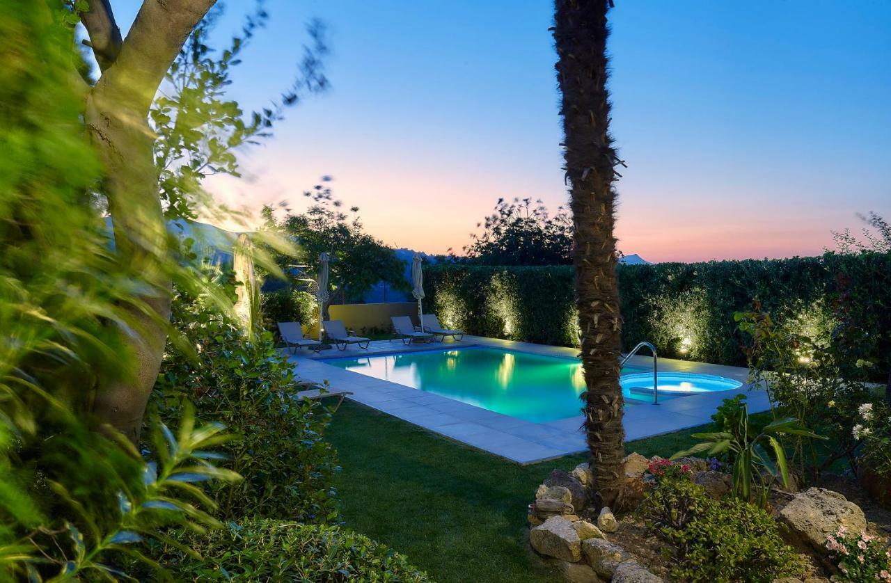 Castello Villa Daphnes - Private Pool & Whirlpool Dhafnes Luaran gambar
