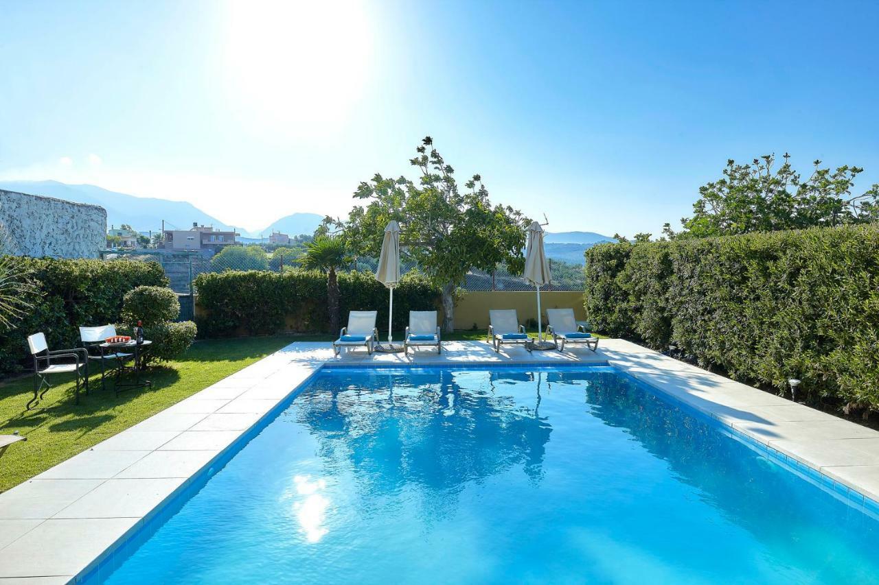 Castello Villa Daphnes - Private Pool & Whirlpool Dhafnes Luaran gambar