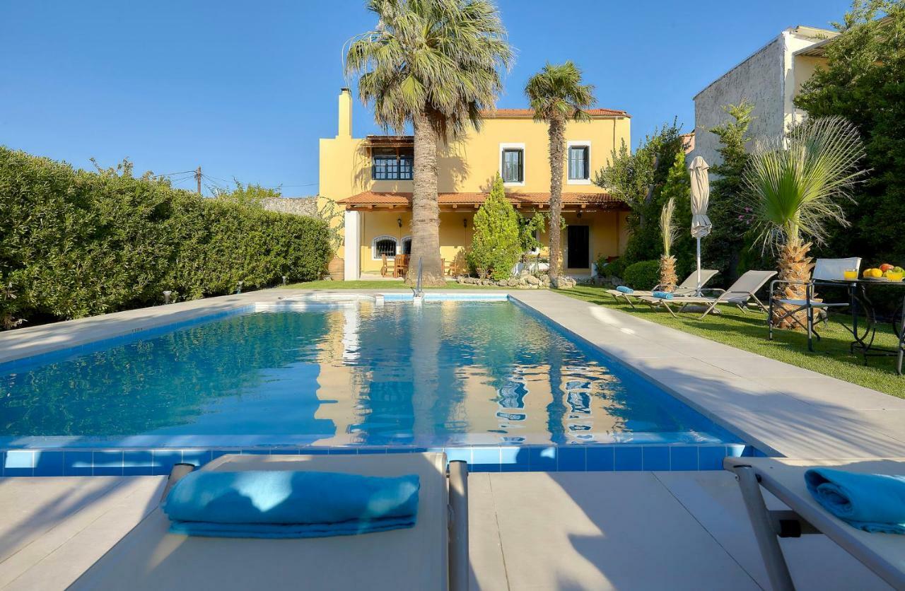 Castello Villa Daphnes - Private Pool & Whirlpool Dhafnes Luaran gambar